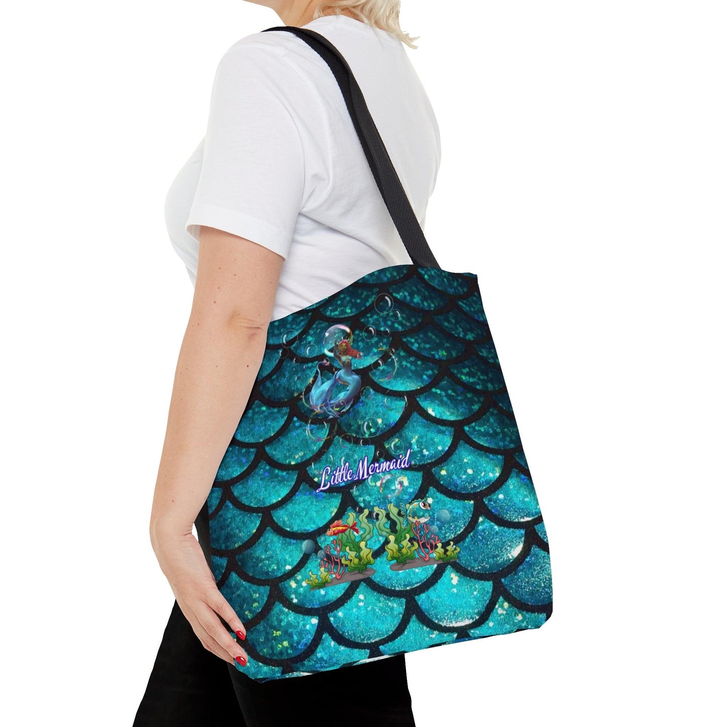 Little Mermaid Tote Bag (AOP) - ALL4THEGIFTOFIT